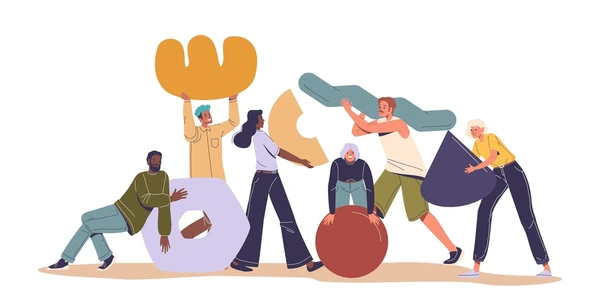 diverse-group-people-participate-teambuilding-600nw-2490105935